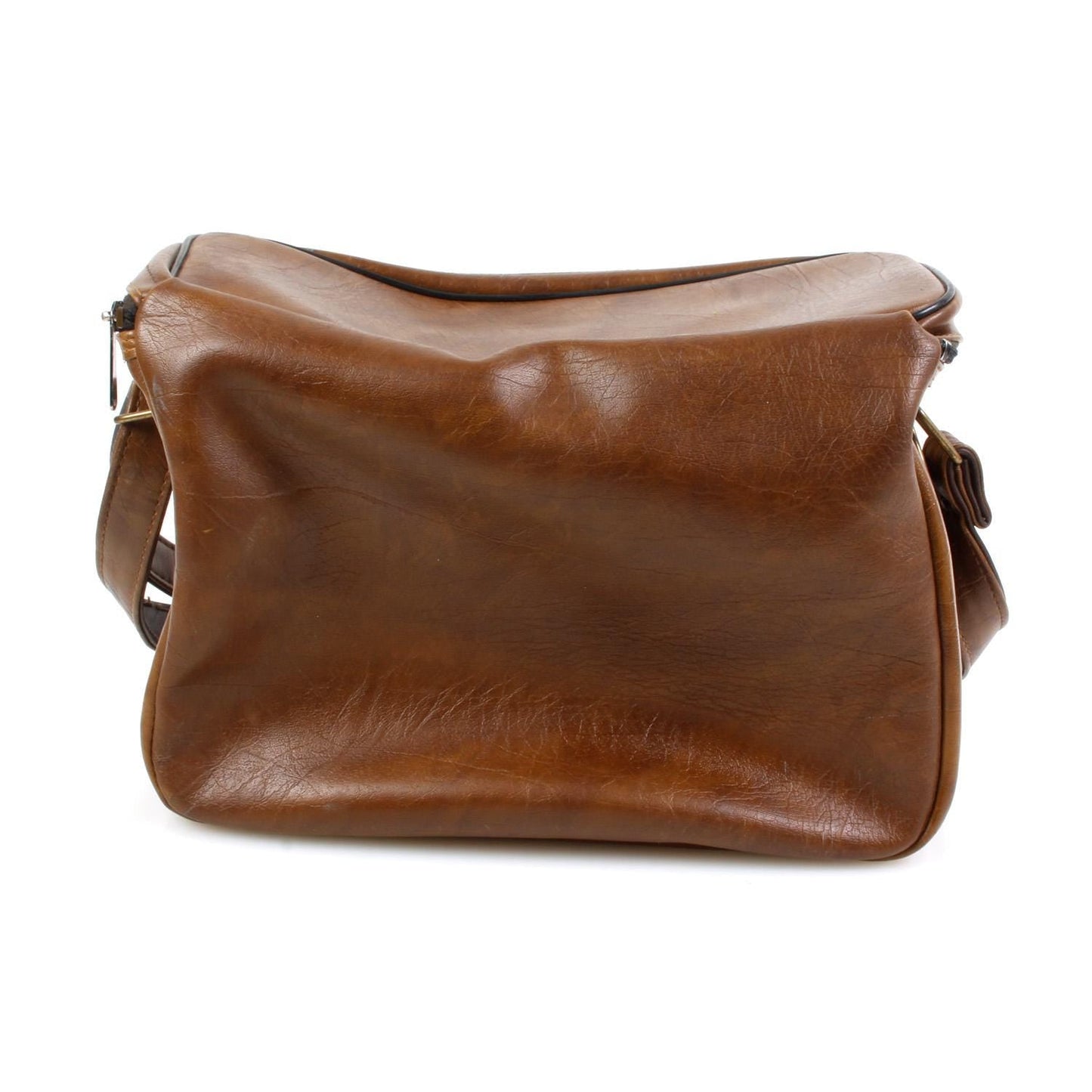 Vintage Leather Camera Bag Brown Leather Medium