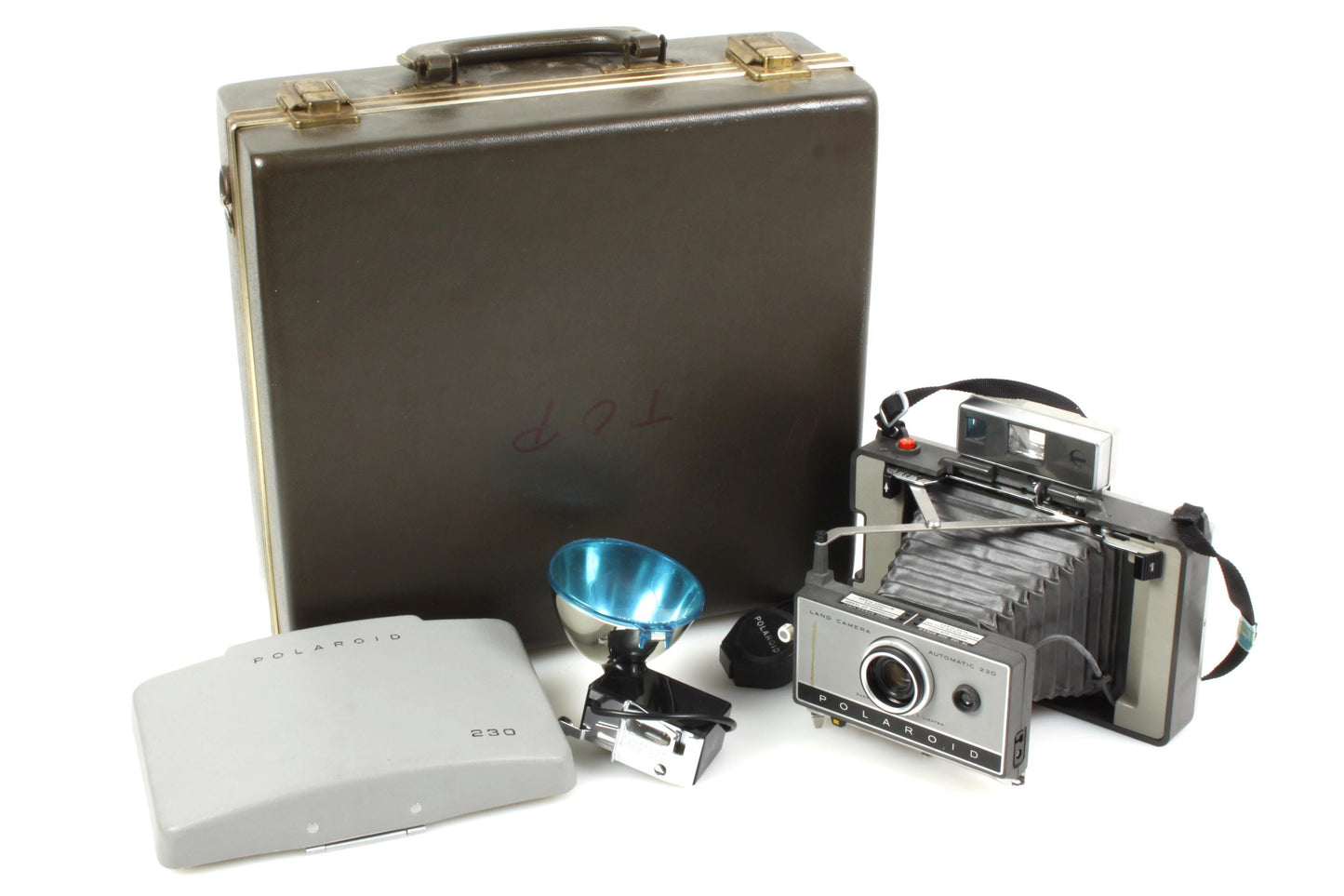 Polaroid Camera Outfit w/ Flash, Timer, Case - Prop/Display