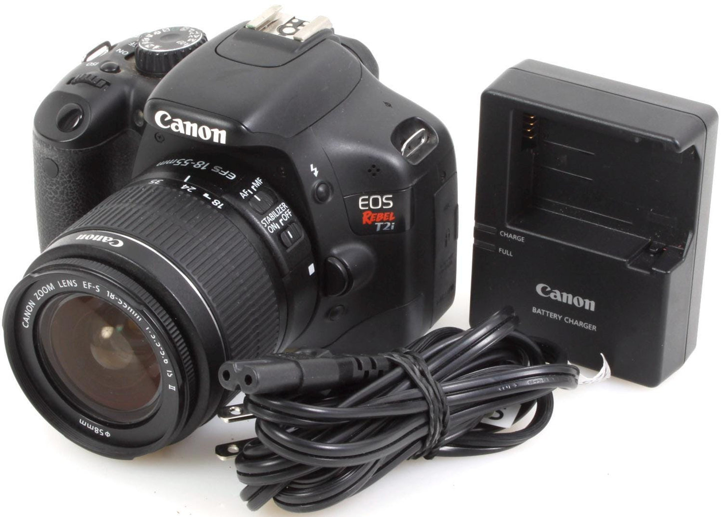 Vintage Canon T2i Digital SLR Camera Kit Tested