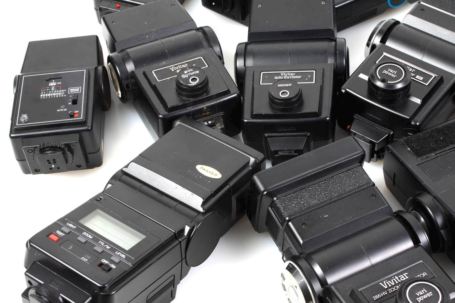 Lot of Broken Adjustable Flash Units PARTS