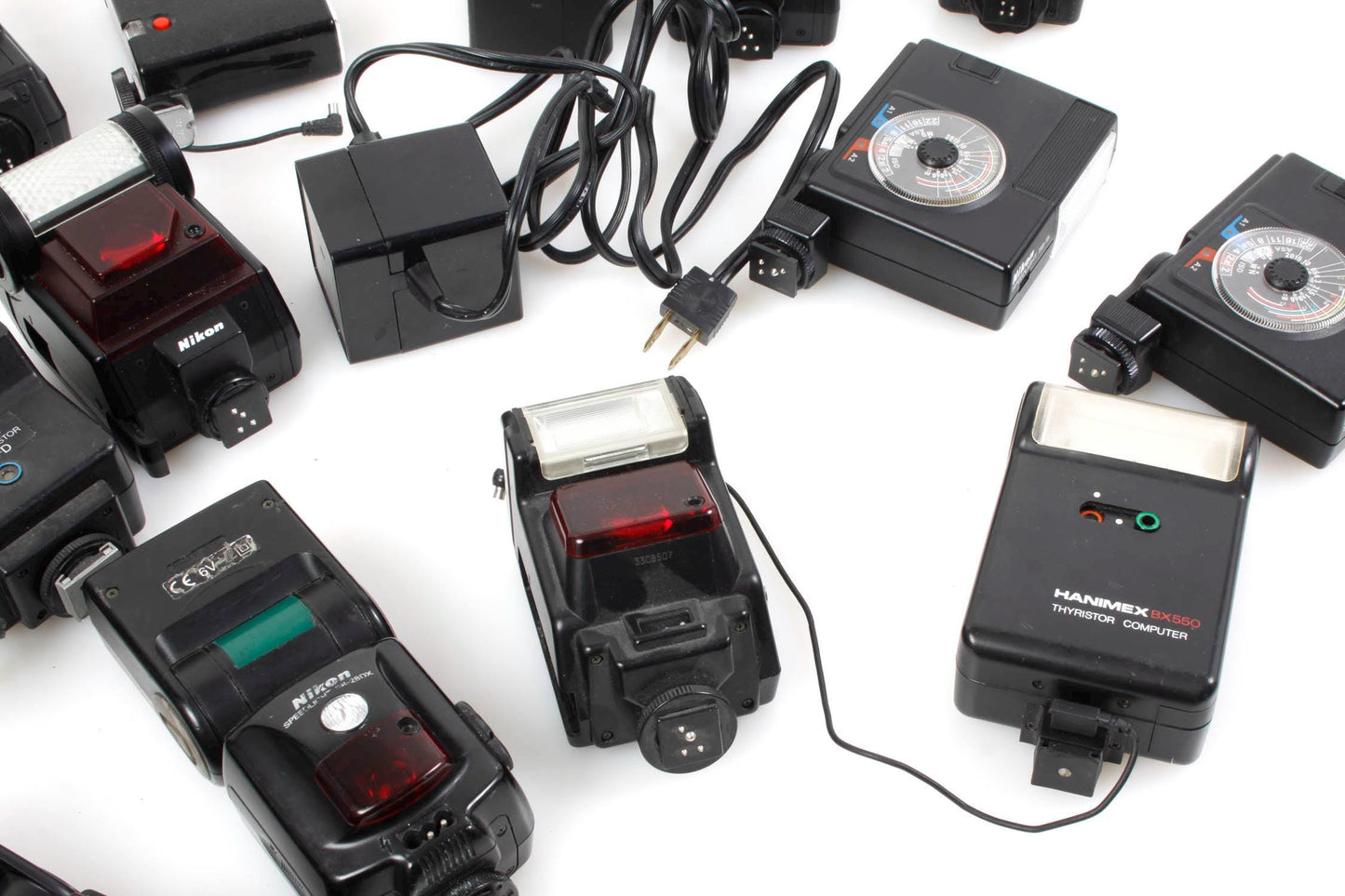 Lot of Broken Camera Flashes PARTS