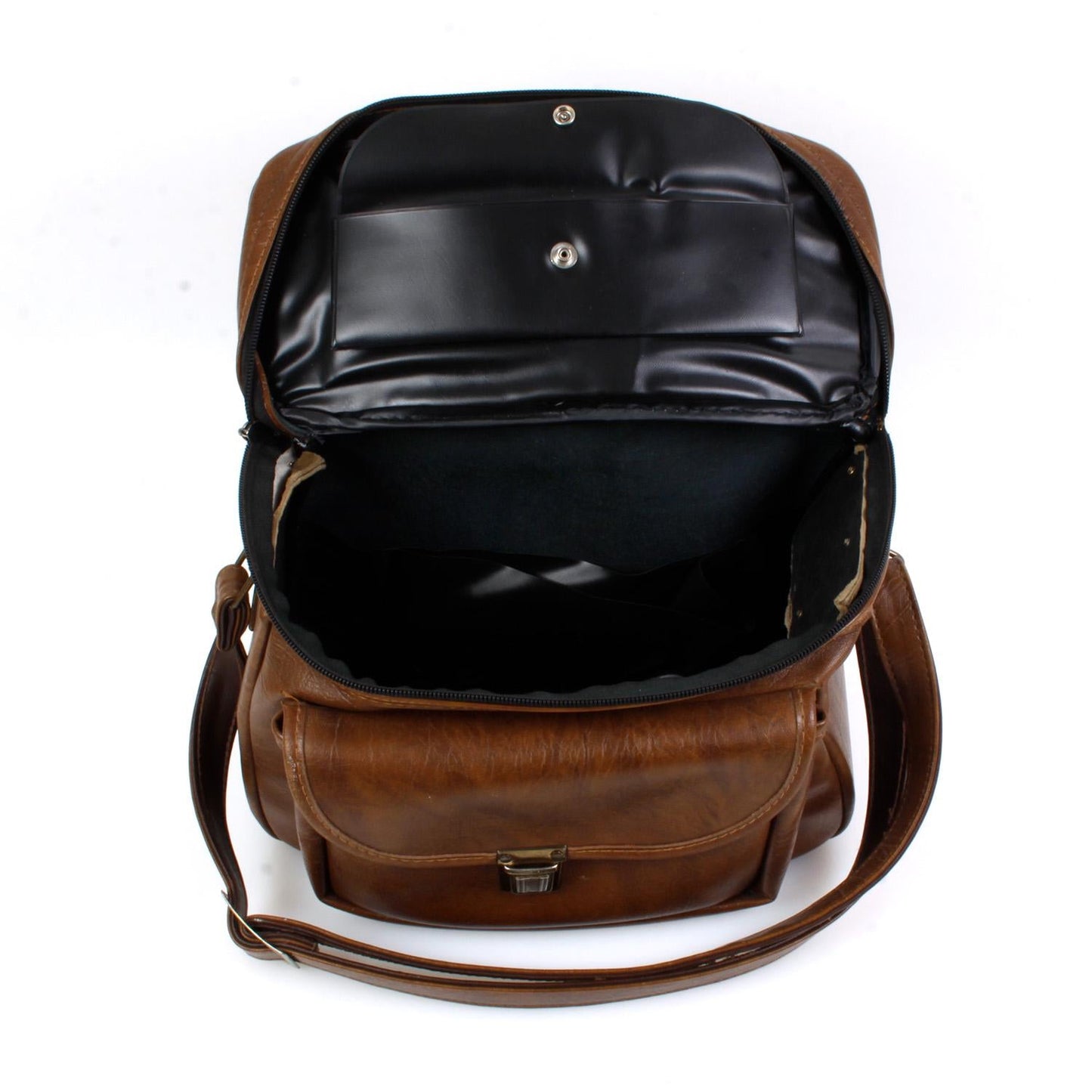 Vintage Leather Camera Bag Brown Leather Medium