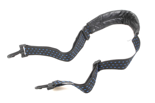 Vintage Camera Strap Black and Blue