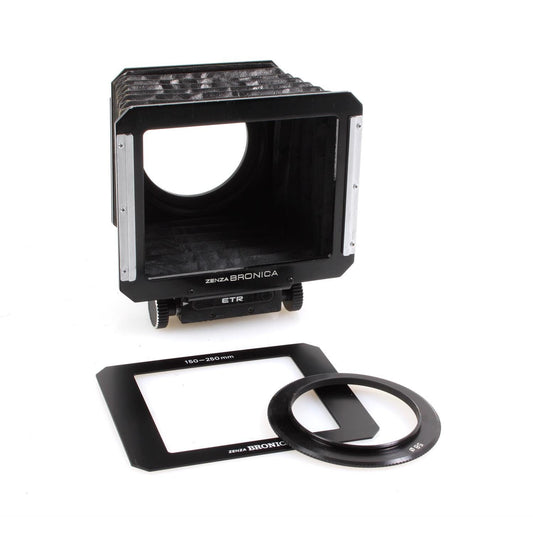Zenza Bronica Bellows Lens hood Shade 150-250mm with 58/62mm Lens Ring for ETR S