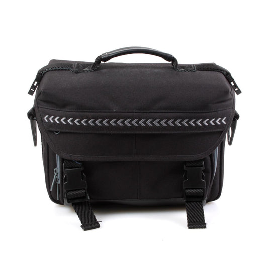 Vintage Black Camera Bag Large with Wide Strap