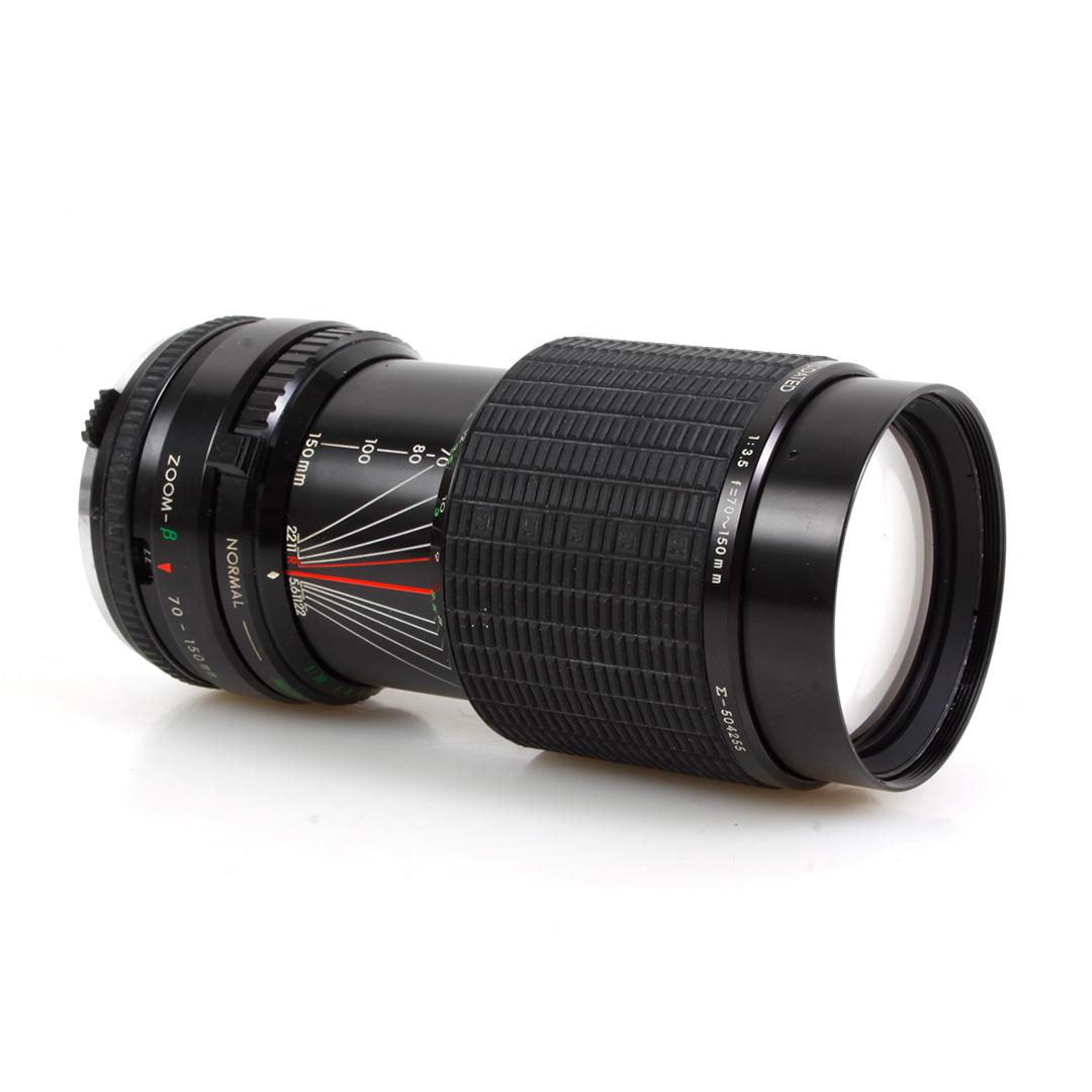 Minolta MD 70-150mm F/3.5 Manual Zoom Lens by Sigma