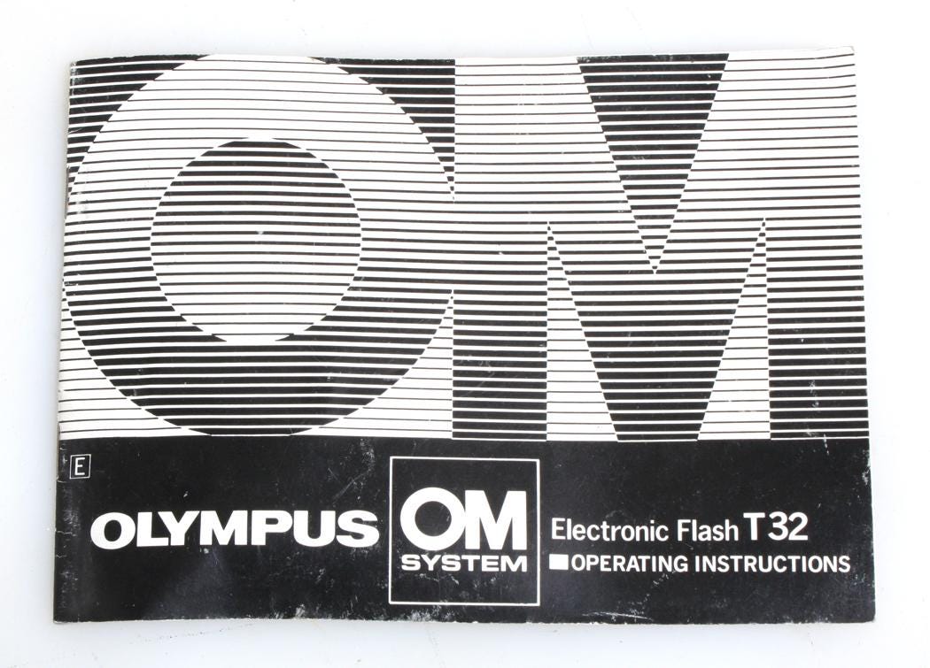 Olympus Electronic Flash T32 Manual English
