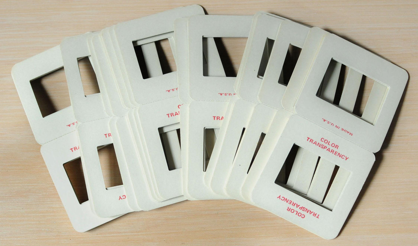 35mm Slide Mounts - Cardboard - Set of 25