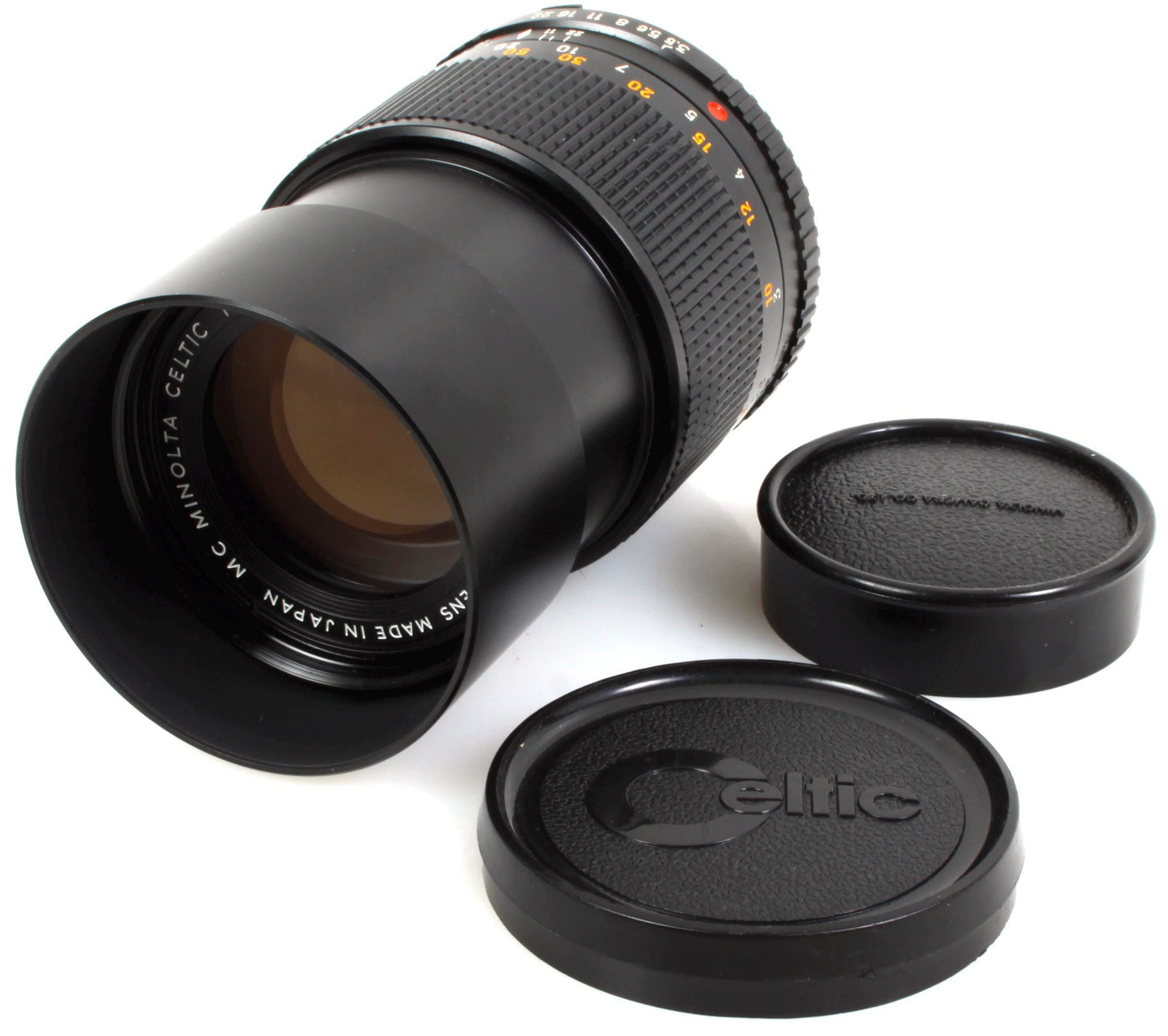 Minolta MD Film Camera Portrait Lens w/ Caps