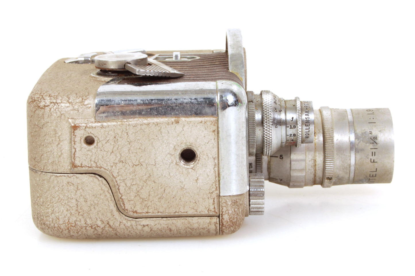 Revere 8 Model B-63 8mm Art Deco Movie Camera w/ 2 Lenses