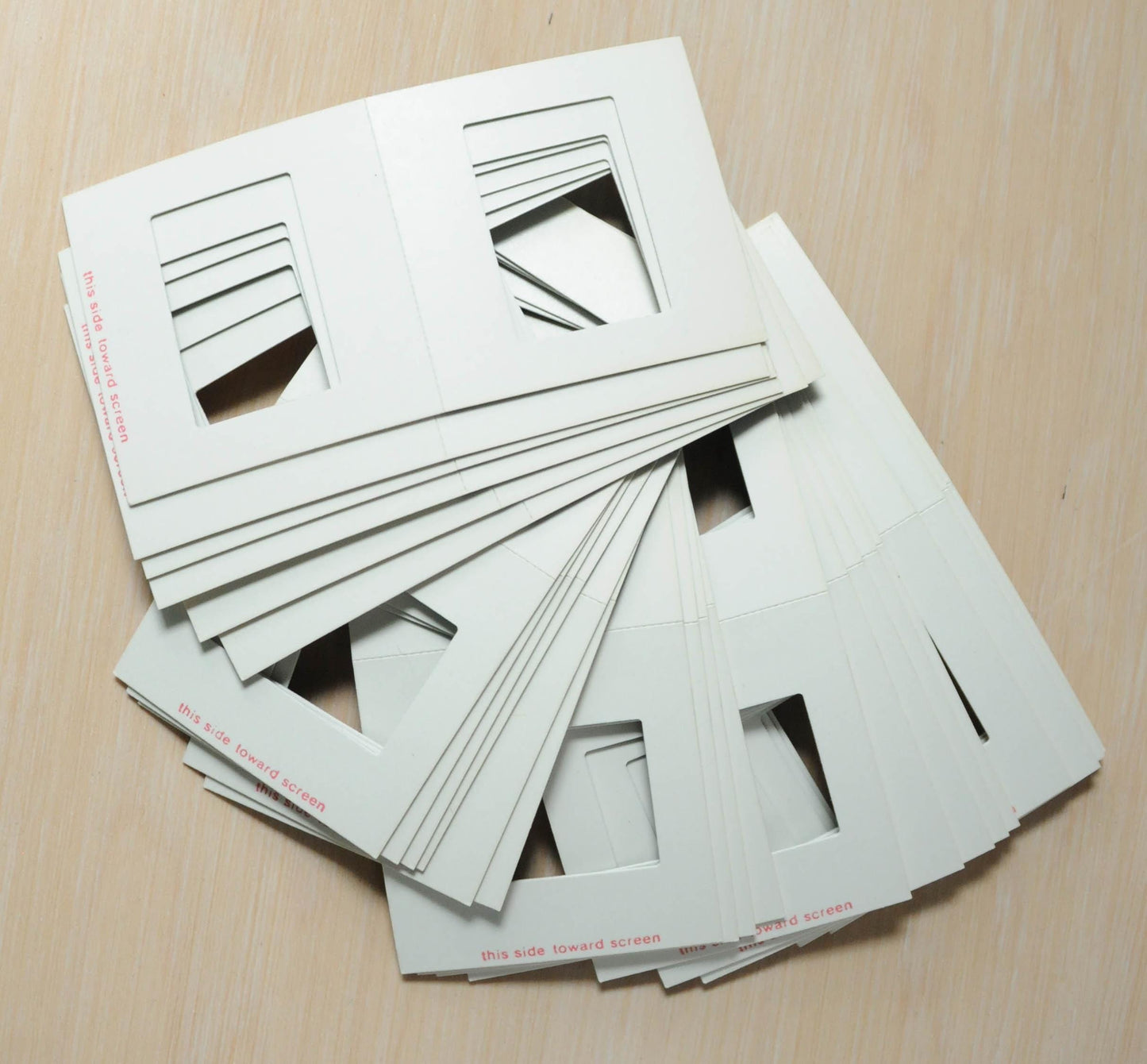 35mm Slide Mounts - Cardboard - Set of 25