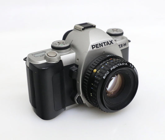Pentax ZX-M 35mm SLR Student Film Camera with 50mm f/2 SMC Lens - Works