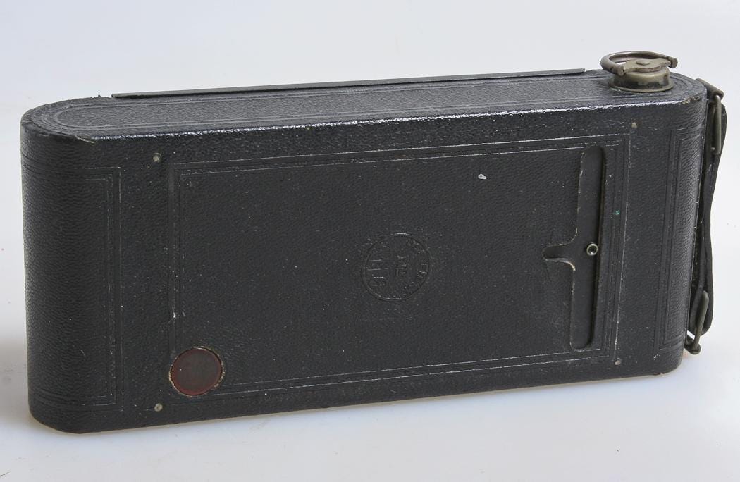 Kodak No. 1a Pocket, Art Deco Folding Bellows Camera W/ Original Stylist
