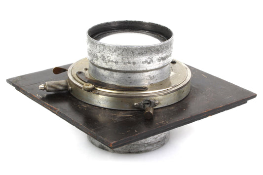 Roja Emil Busch Rathenow Anastigmat Ser. II F5.5 Lens on Board