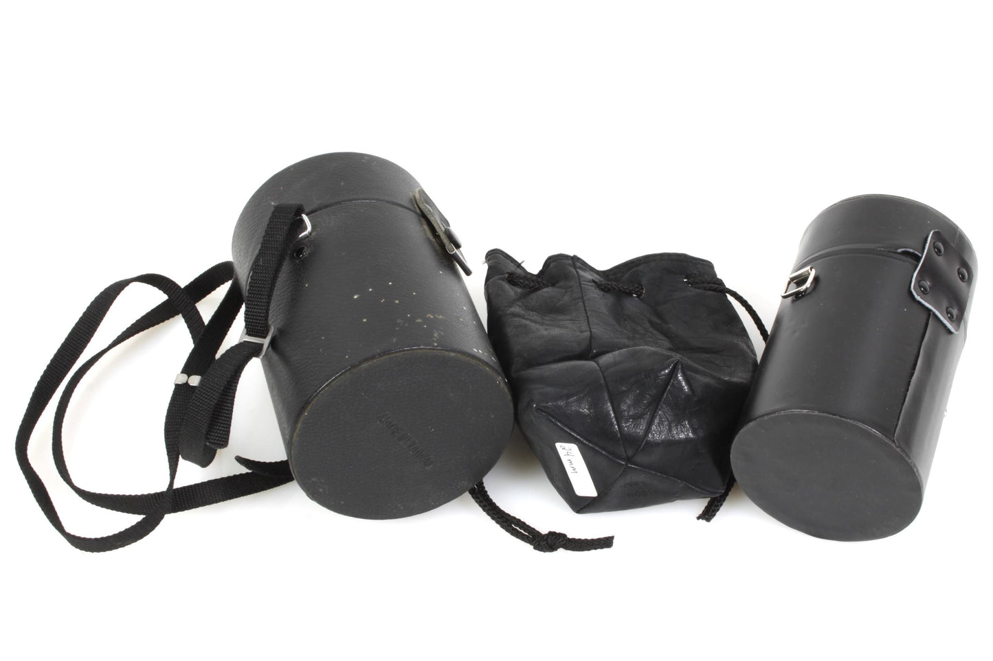 Camera Lens Cases - 2 Hard, 1 Pouch
