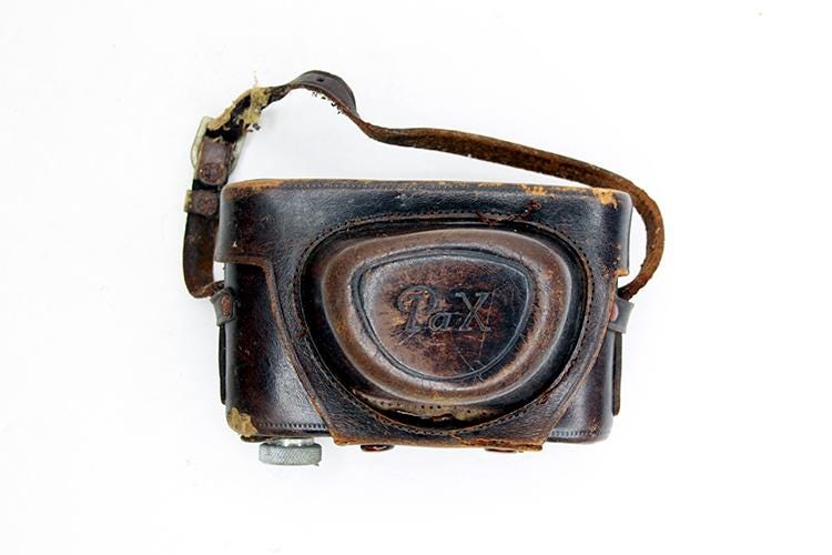 Art Deco Camera W Case for Prop or Display