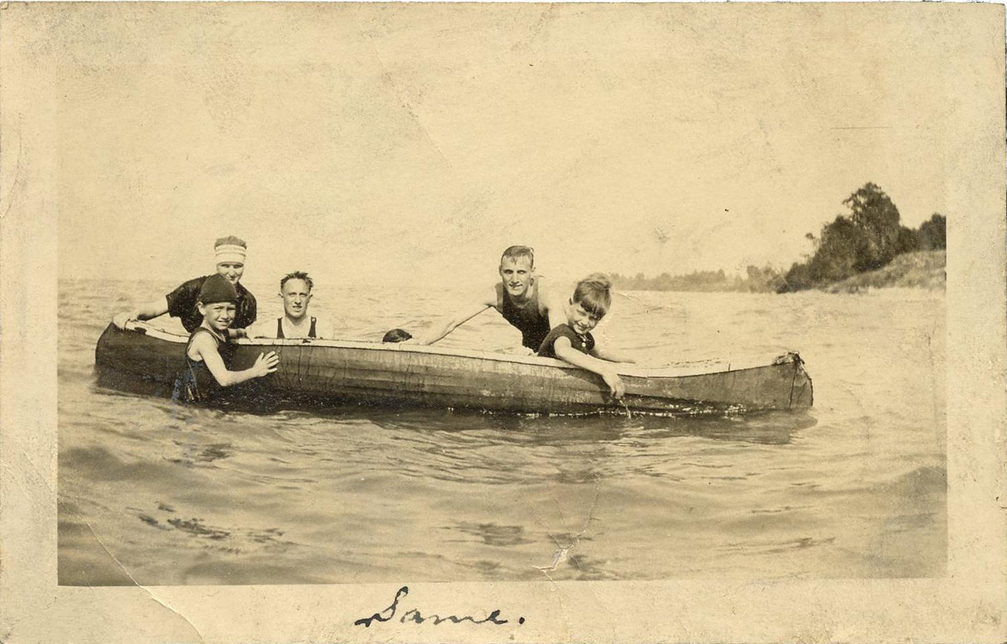 Set of 3 1916 Vintage Photos Geneva-On-the-Lake Ohio Family Vacation