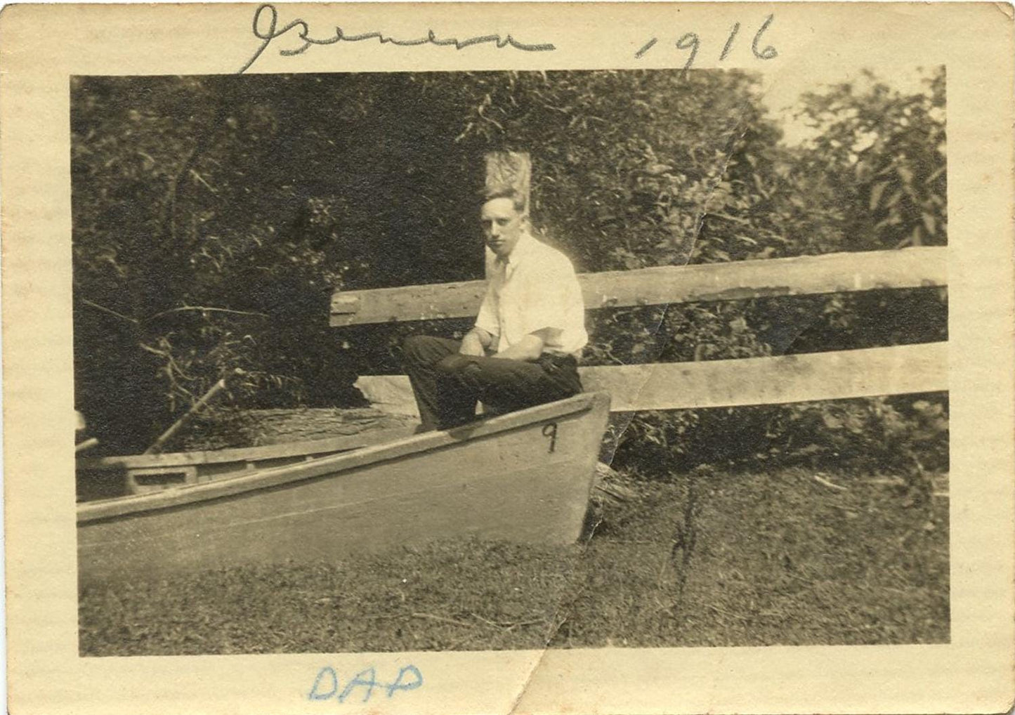 Set of 3 1916 Vintage Photos Geneva-On-the-Lake Ohio Family Vacation