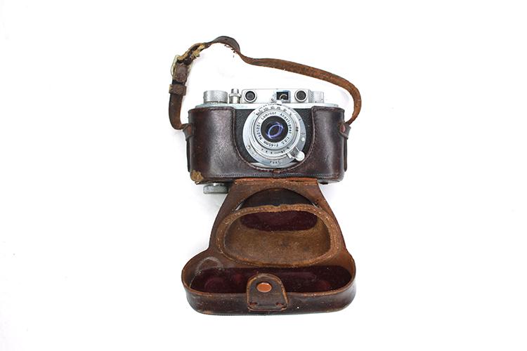 Art Deco Camera W Case for Prop or Display
