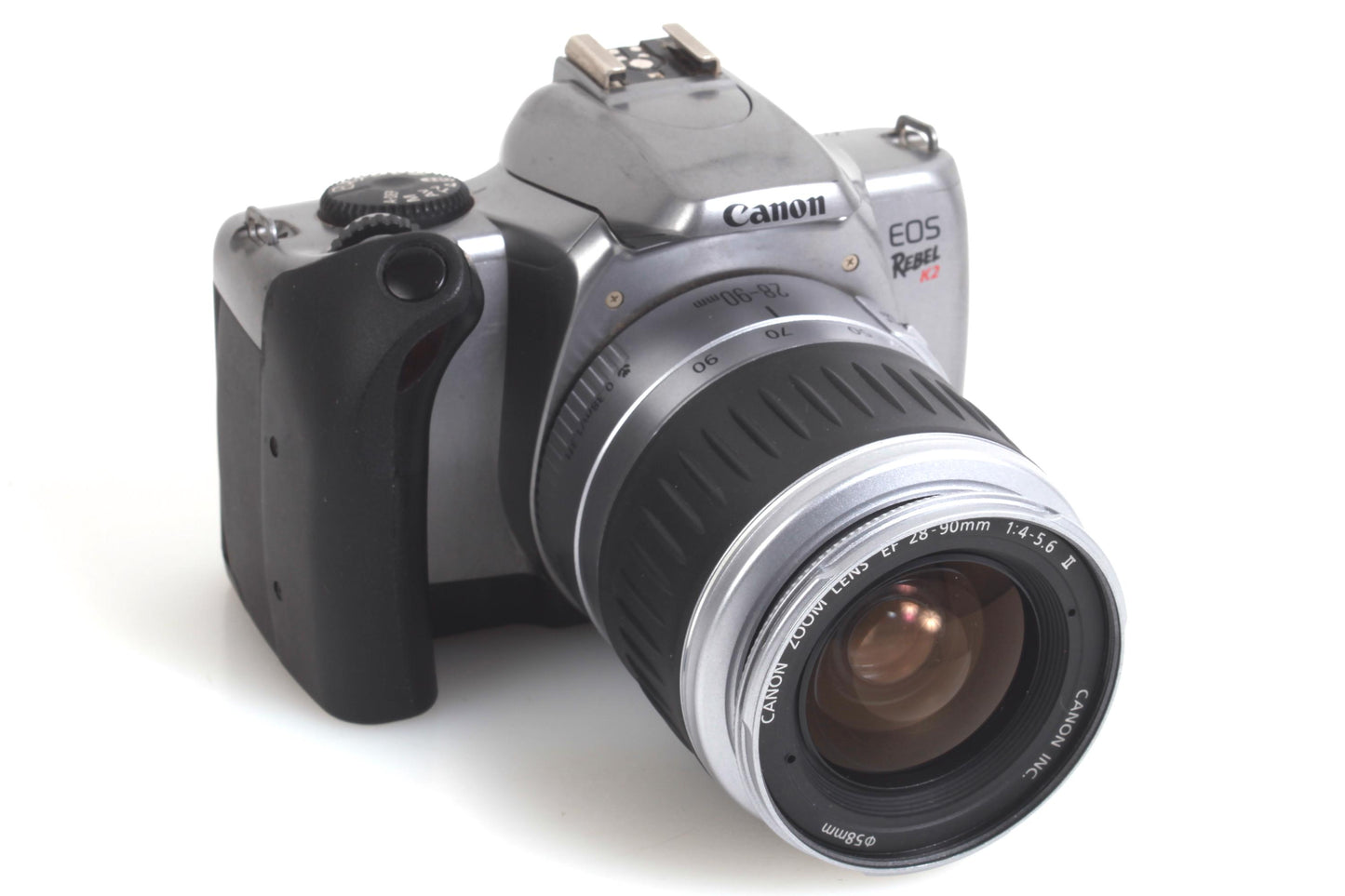 Canon K2 Student 35mm Film Camera w/ 3 Rolls B&W Film (Ilford HP5) + Zoom Lens
