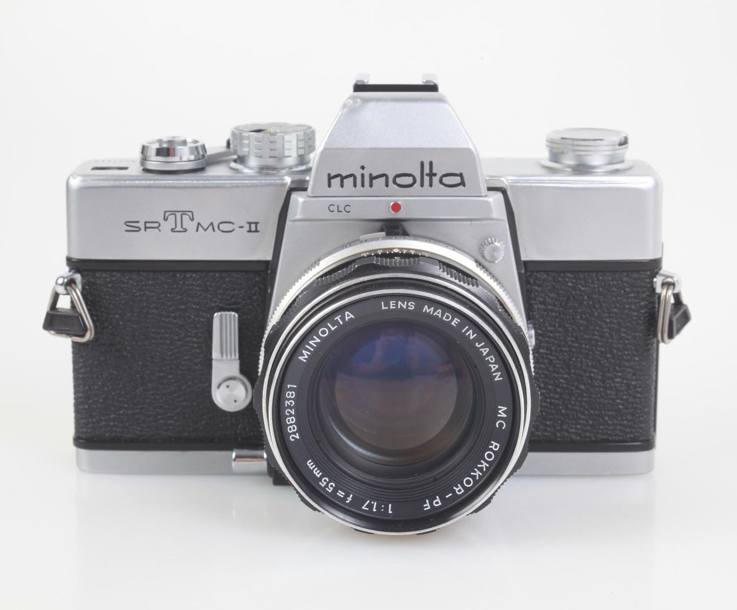 Minolta SRT MC-II 35mm Film Camera w/55mm f/1.7  Lens and Kodacolor 100 Works