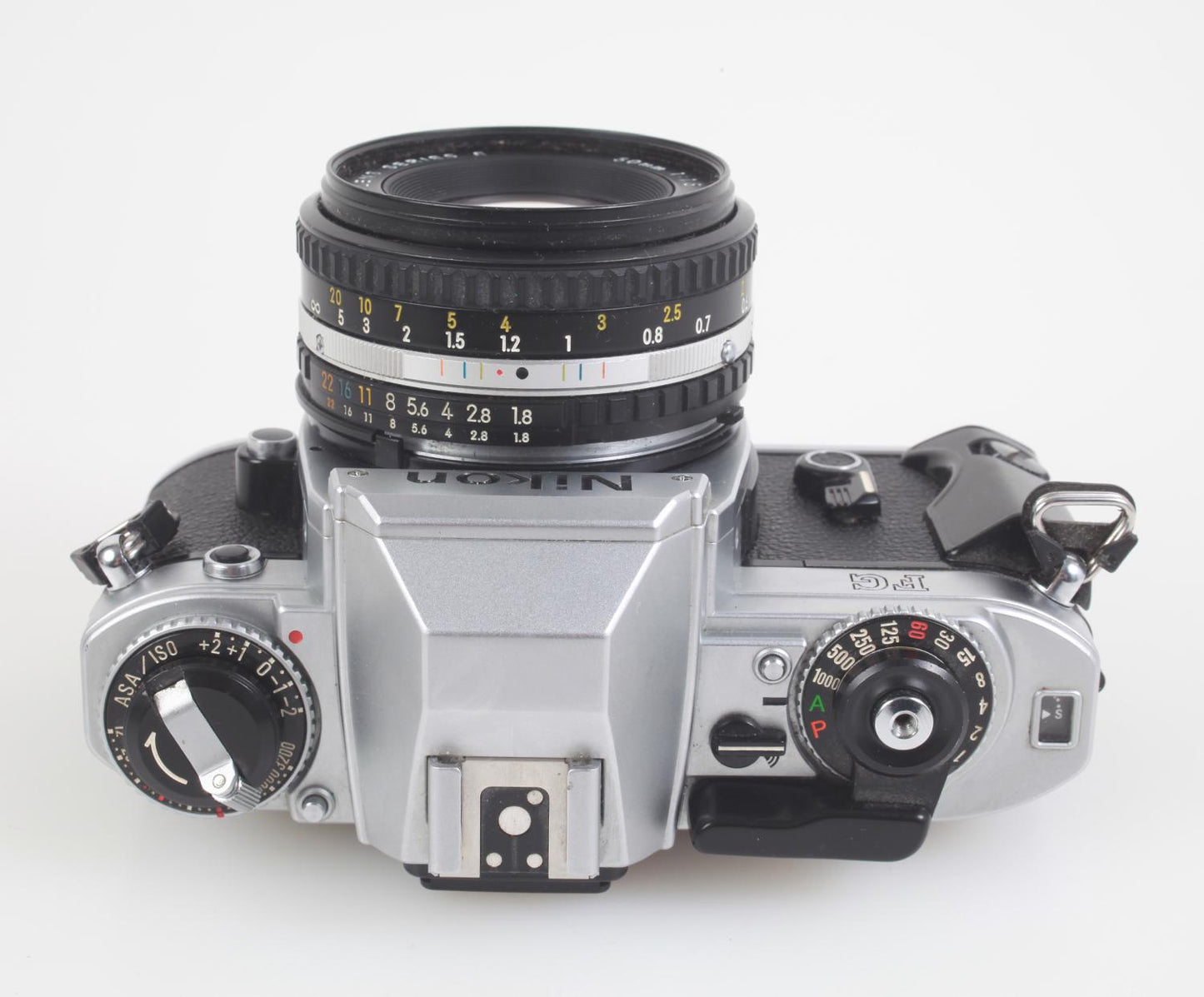 Nikon FG Student Film Camera Bundle w/50mm Lens, 2 Rolls of Ilford HP5 35mm Film