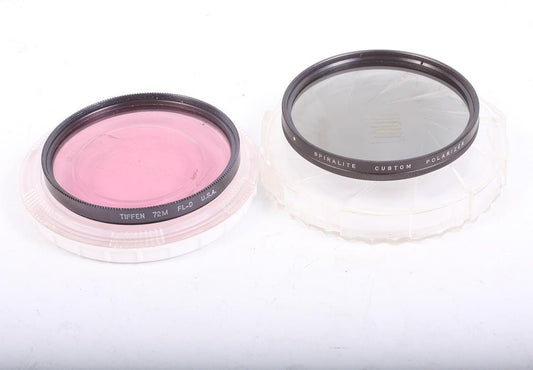 72mm Polarizer & Fld Filters With Cases