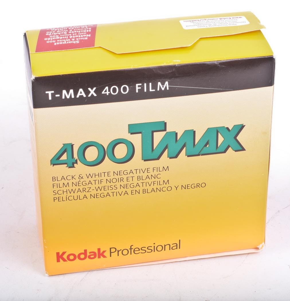 Kodak Tmax 400, 400tmy-402 Black & White Negative Film Iso 400 35mm, 100 Roll