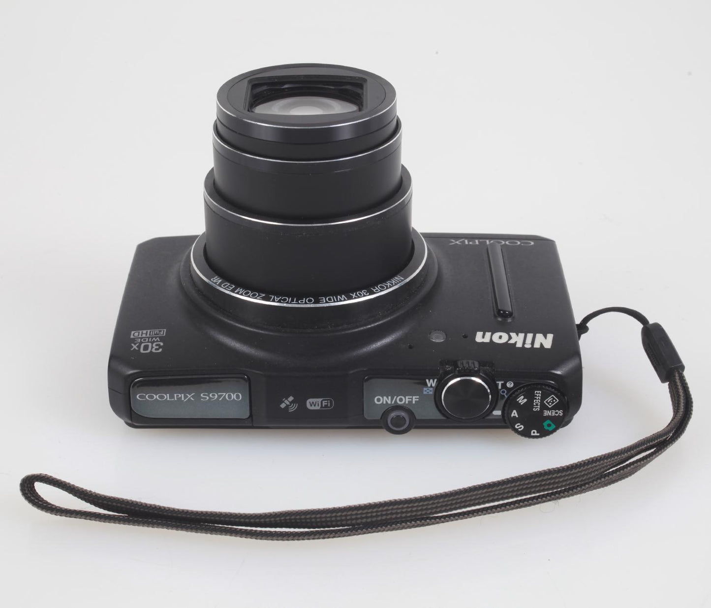 Nikon Coolpix S9700 Digital Point and Shoot Camera 30x Zoom Tested and Working