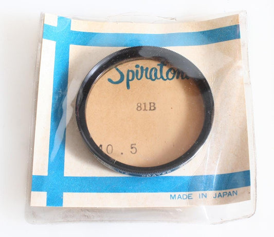 40.5mm Spiratone Spiralite 81B Filter in Plastic Sleeve