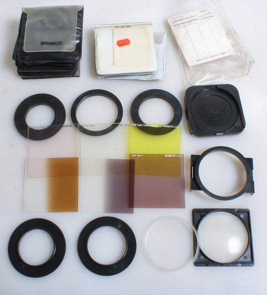 AMBICO ADAPTER AND FILTERS, SET OF 15