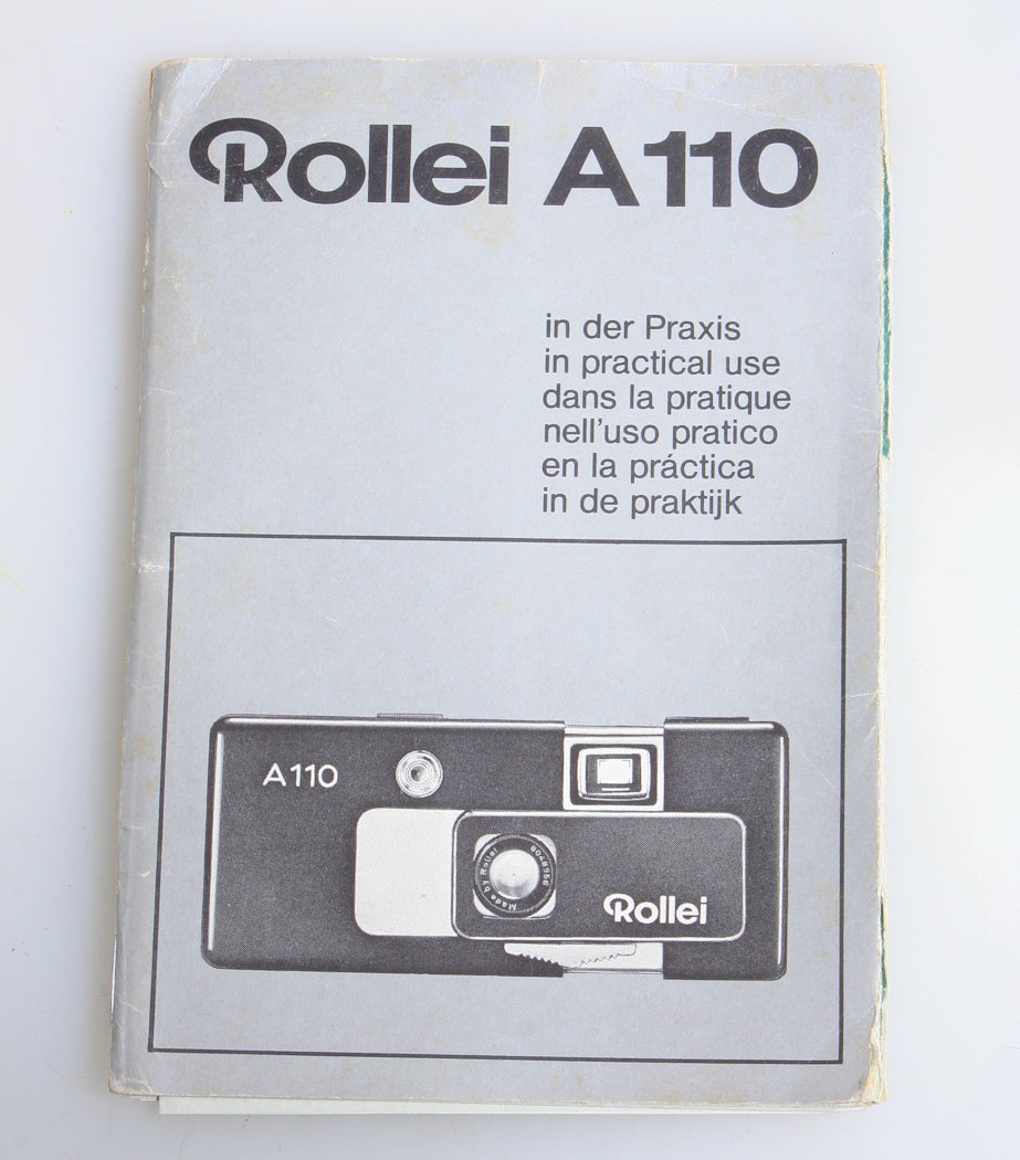 KAMERA BEDIENUNGSANLEITURNG ROLLEI A110 A 110 USER MANUAL ANLEITUNG X8099