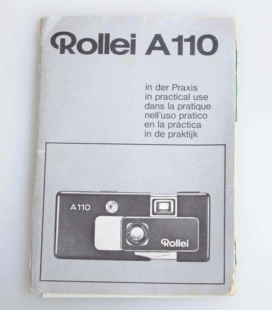 KAMERA BEDIENUNGSANLEITURNG ROLLEI A110 A 110 USER MANUAL ANLEITUNG X8099
