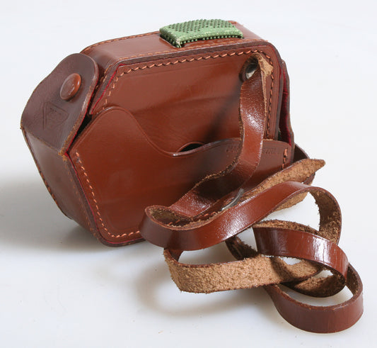 CP GOERZ WEIN MINICORD 16MM TLR SUBMINIATURE CAMERA LEATHER, CASE ONLY