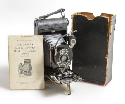 KODAK FOLDING BELLOWS AUTOGRAPHIC W/CABLE RELEASE, STYLIST, MANUAL