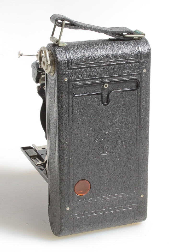 KODAK FOLDING BELLOWS AUTOGRAPHIC W/CABLE RELEASE, STYLIST, MANUAL