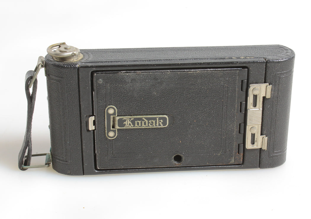 KODAK FOLDING BELLOWS AUTOGRAPHIC W/CABLE RELEASE, STYLIST, MANUAL