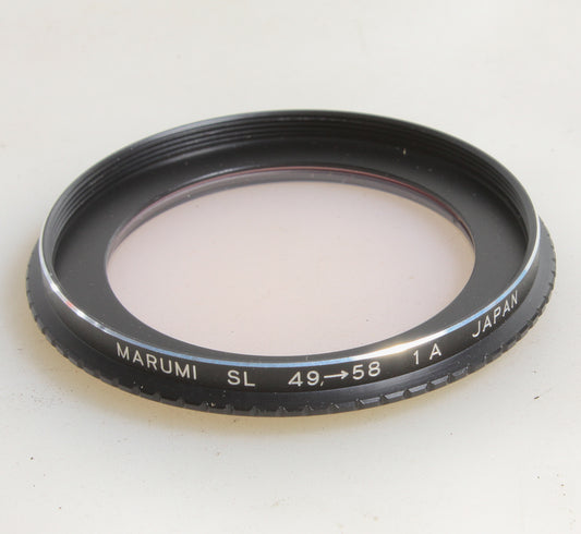 MARUMI 49 TO 58MM 81A FILTER
