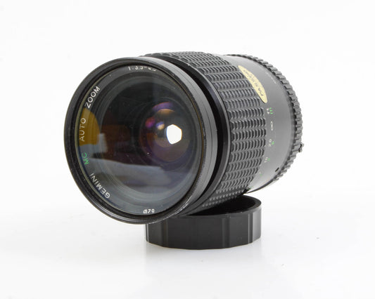 Minolta MD Mount Gemini Auto Zoom f/3.5-4.5 28-75mm Lens w/ UV Filter