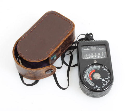 Weston Master Vintage Light Meter with Case & Strap