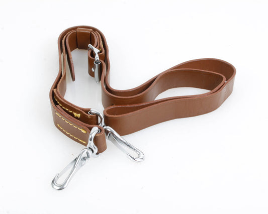 Vintage Brown Leather Camera Strap