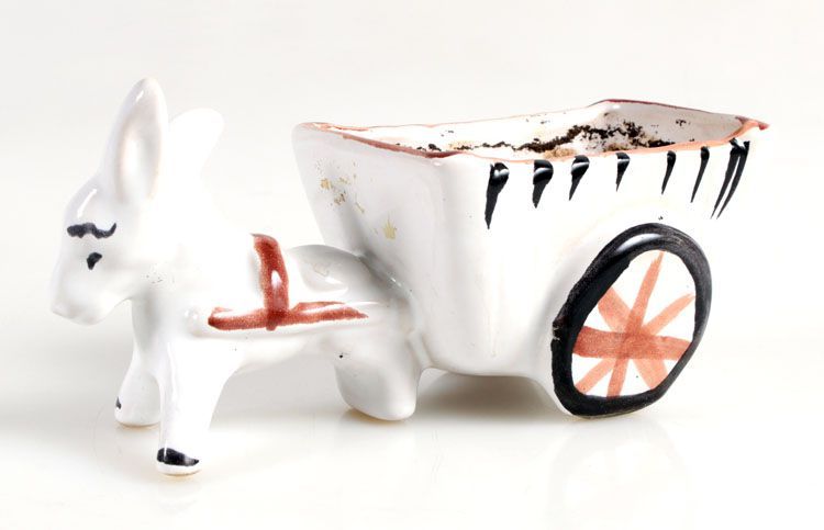 DONKEY CART PLANTER VINTAGE
