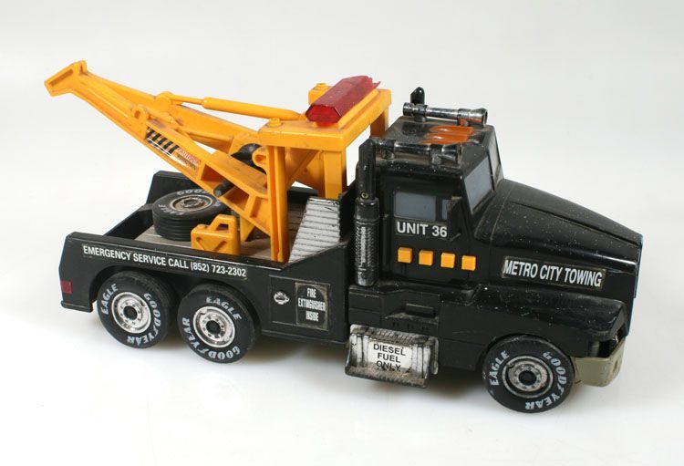 GOOD YEAR EAGLE TOY TRUCK, TOWING TRUCK, VINTAGE