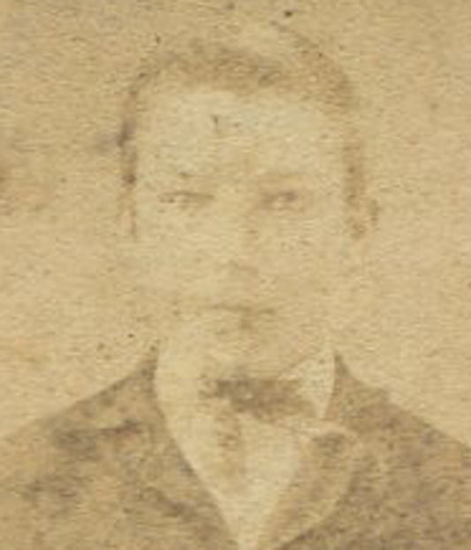 YOUNG MAN HOLDING HAT. CDV BY HICKINBOTHAM. ALLEGHENY, PA.