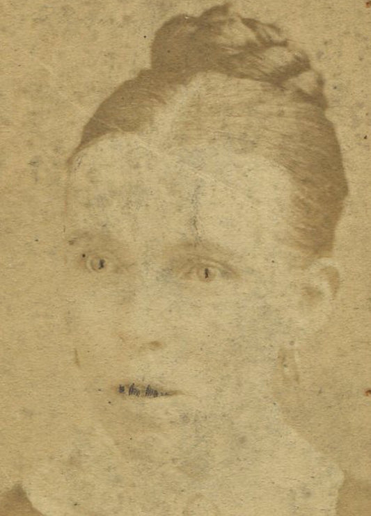 SCARY WOMAN.  CDV. PITTSBURGH, PA.