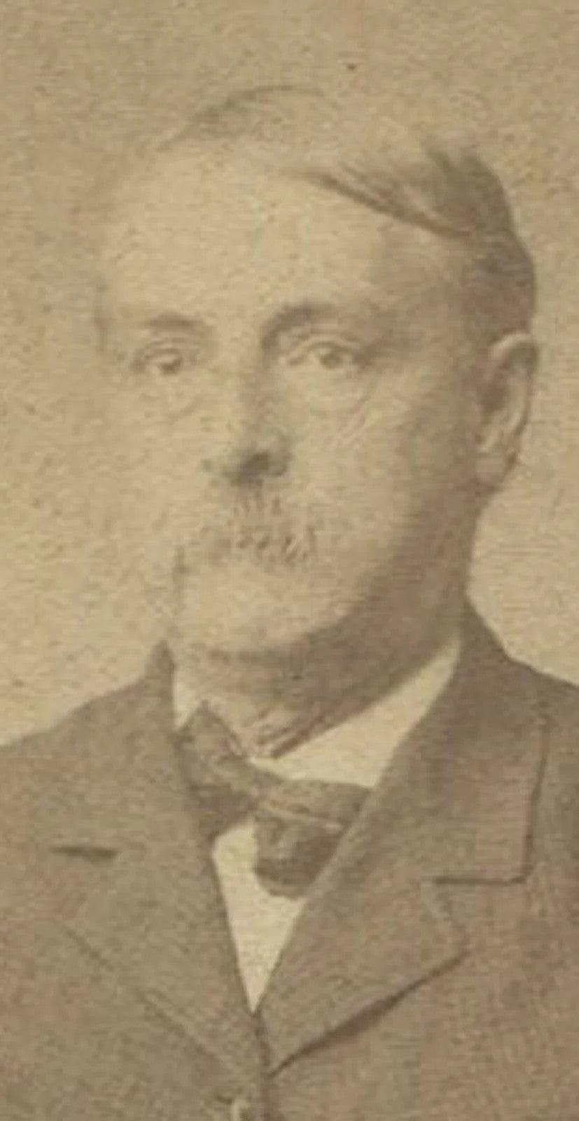 Rare Vintage Cabinet Card Photo: Surprised Old Man on Ornate Chair, Circa 1880 -
