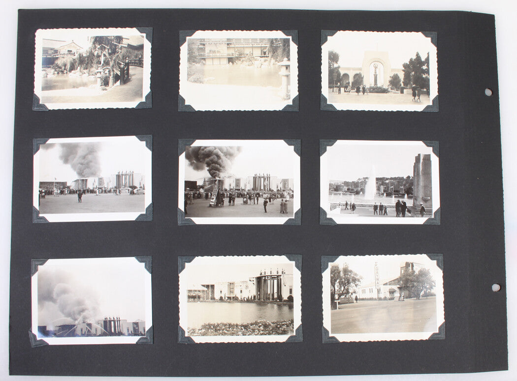 SAN FRANCISCO WORLDS FAIR 1940. AMATEUR VACATION PHOTOS, 16 SET.