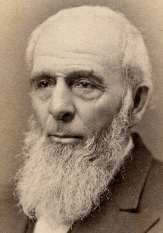 MAN IMPERSONATING RIP VAN WINKLE.  CDV. FORT EDWARD, N.Y.