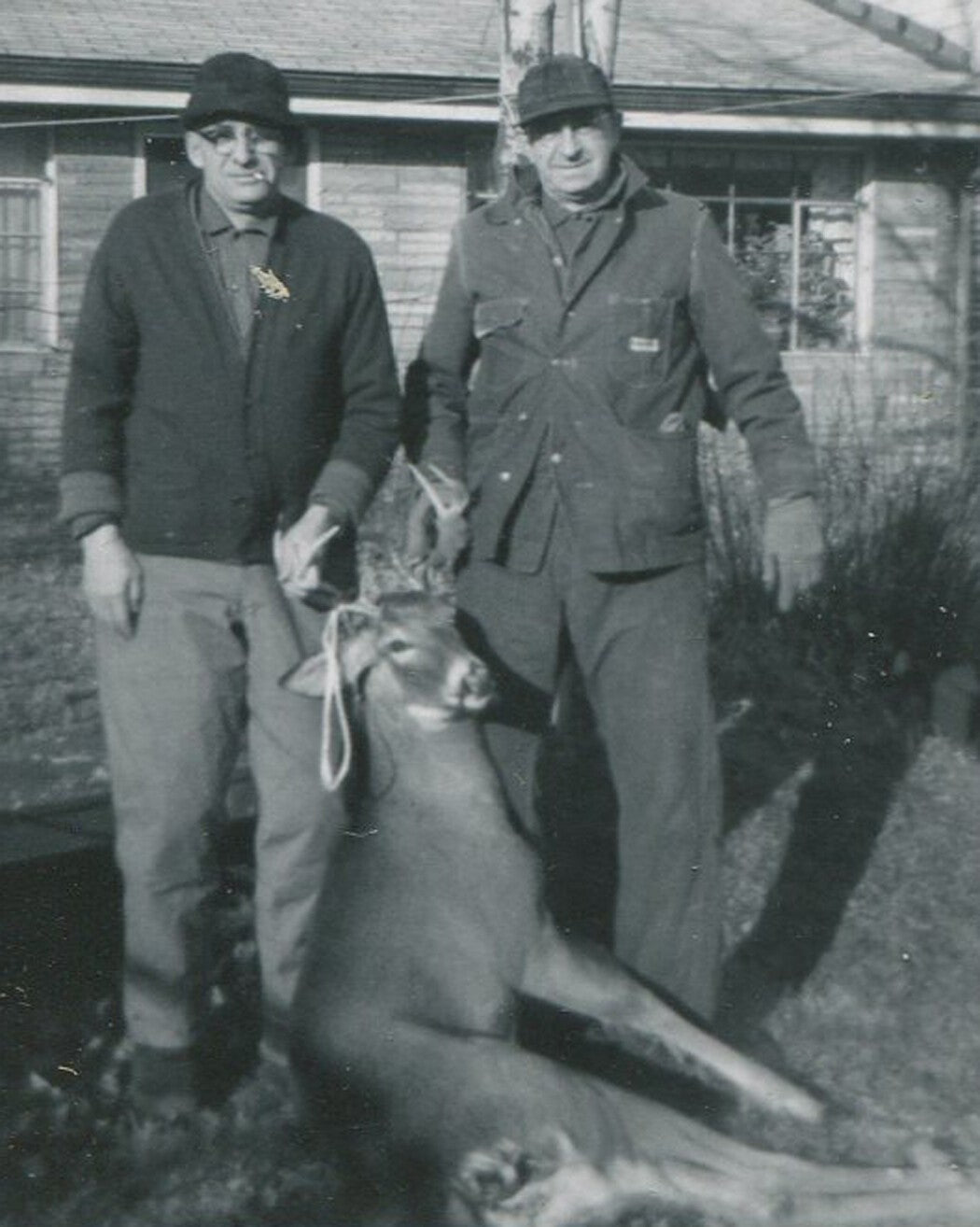Vintage 1950s Hunters Posed with Small Game & Guns - Silver Gelatin 6-Print