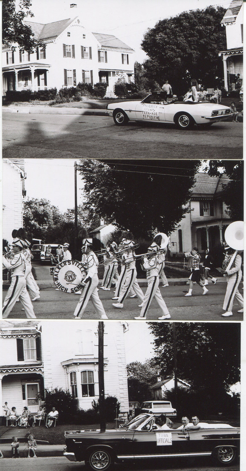SMALL TOWN PARADE HYATTSTOWN, MD. 1970. 15 SET, 4 X 6.